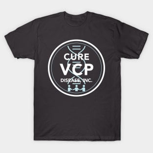 Cure VCP Disease Circle Logo - White T-Shirt